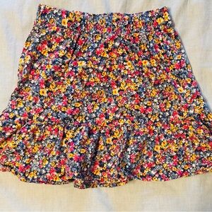 Old Navy Multicolor Floral A-Line Skirt